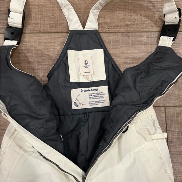 Lands End Squall Snowboard Ski Bibs Size 7 unisex - Picture 5 of 12